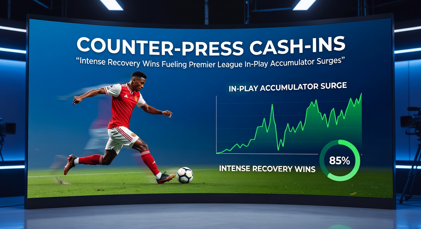 Premier League players executing a high-intensity counter-press, regaining possession in the opponent's half during a tense match