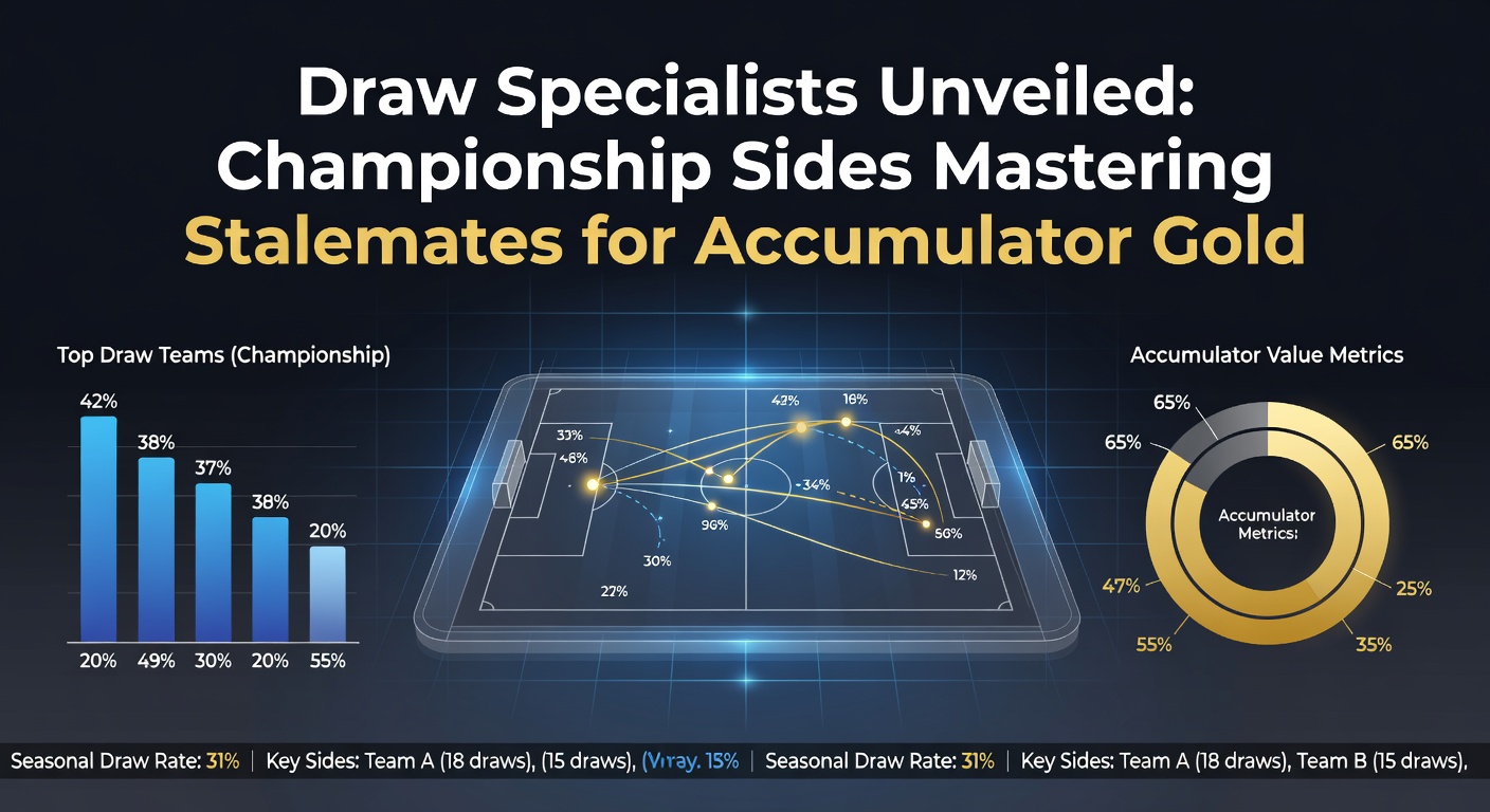 Collage of Championship players celebrating draws, with scorelines like 1-1 and 0-0 overlaid on stadium scenes